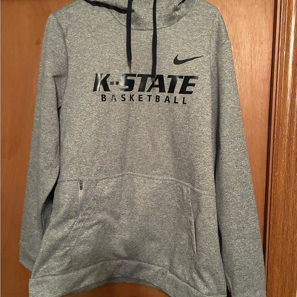 Kansas State Wildcats Basketball Hoodie, Nike large, new without tags